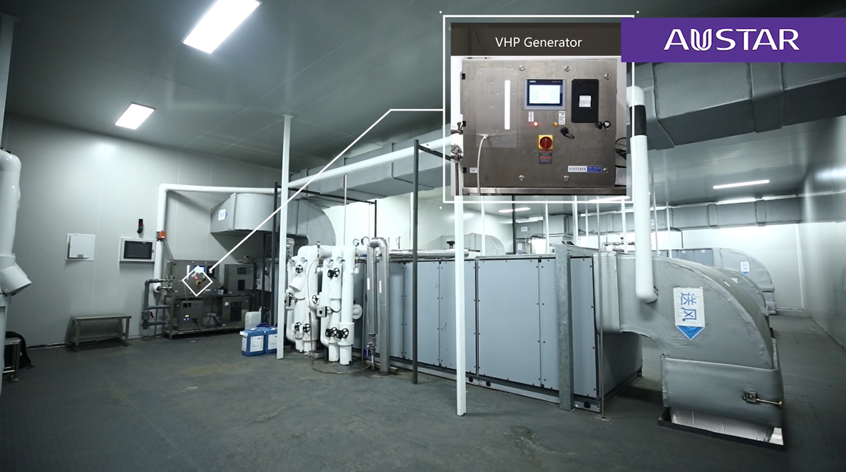 Biodecontamination of Integrated Room & HVAC with VHP System